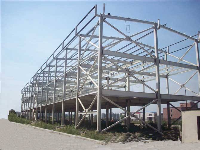 石家庄网架加工之眼跳岩对管桁架的影响
